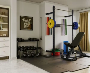 Modern gym equipment supplied by Fitech, including smart treadmills and AI-powered machines, enhancing fitness experiences in Kolkata.